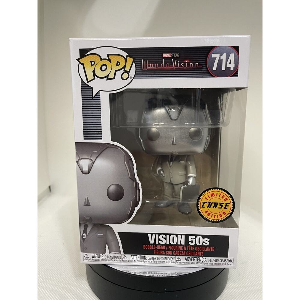 Funko Pop! Marvel - 50's Vision (Chase) (Black & White) #714 - Wandavision